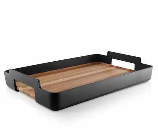 Eva Solo Nordic Kitchen rectangular serving tray 50x34 cm - Carbonised bamboo